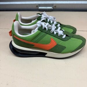 Nike Green and Orange Athletic Shoes